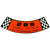 1965-1968 Mustang Air Cleaner Decal, 289-4V, Black & White Squares
