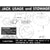 1971 Mustang Trunk Compartment Jack Instructions Decal, Reg. Wheel