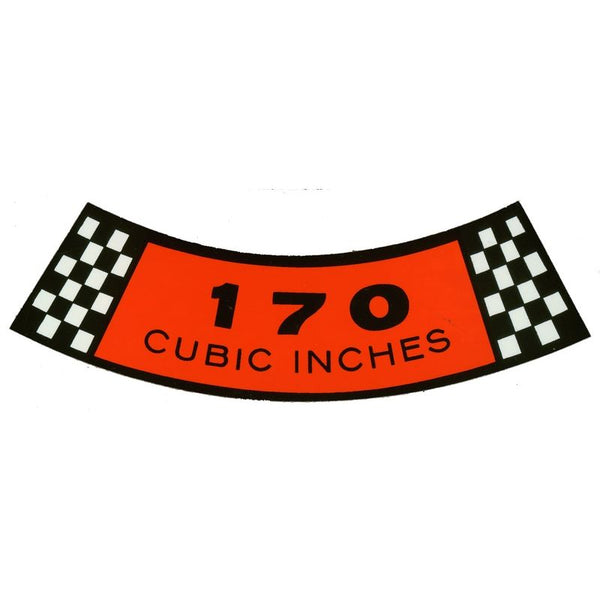 1964 Mustang Air Cleaner Decal, 170
