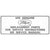 1965-1968 Mustang Air Cleaner Serv. Instr. Decal, White
