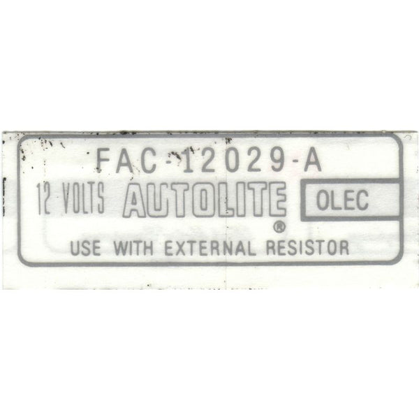 1967-1970 Mustang Engine Compartment Decal, Coil Decal