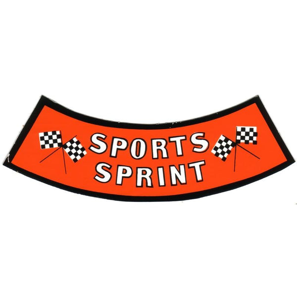 1967-1968 Mustang Air Cleaner Decal, Sports Sprint