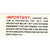 1964-1966 Mustang Cooling System Caution Decal