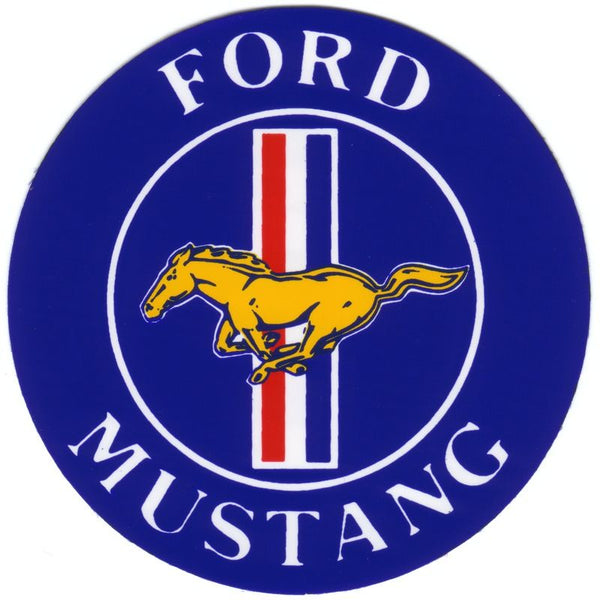 Miscellaneous Decal, 3 Round Mustang Decal