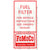 1964-1965 Mustang Engine Compartment Decal, Fuel Filter Decal
