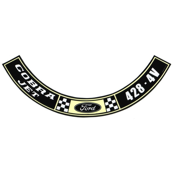 1969-1971 Mustang Air Cleaner Decal, 428-4V Cobra Jet