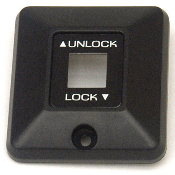1982-1986 Mustang Door Lock Switch Bezel, Lock/Unlock, RH or LH