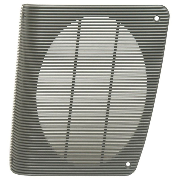 1987-1993 Mustang Rear Hatch Speaker Grille, Gray, Plastic, Ford Tooling, RH