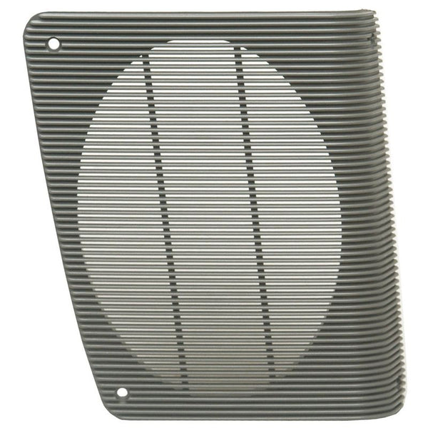 1987-1993 Mustang Rear Hatch Speaker Grille, Gray, Plastic, Ford Tooling, LH