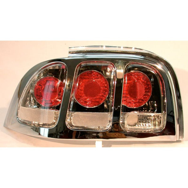 1996-1998 Mustang Eurolite Tail Light Kit, Chrome