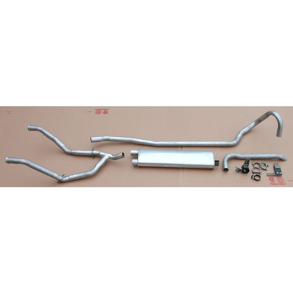 1968-1970 Mustang Exhaust Kit, Single Exhaust, 6 cyl, 2 inches