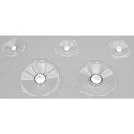1967-1968 Mustang Instrument Cluster Lens Kit, 5 pcs, w/o Tach