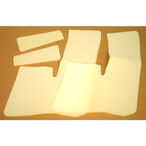 1965-1966 Mustang Quarter Trim Upholstery Paddings, Pony, Coupe
