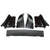 1967-1968 Mustang Fastback Upper Rear Trim Panels, 5 pcs