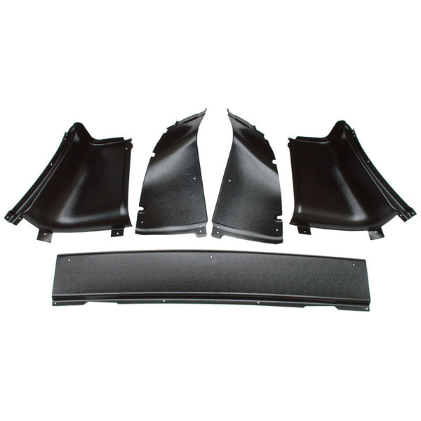 1967-1968 Mustang Fastback Upper Rear Trim Panels, 5 pcs