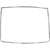 1967-1968 Mustang Back Window Molding Kit, Fastback, 6 pcs