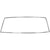 1965-1966 Mustang Back Window Molding Kit, Coupe, 6 pcs