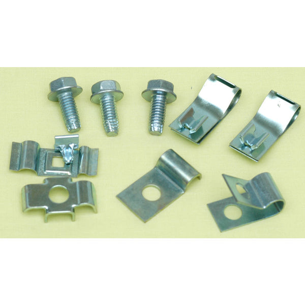 1965-1966 Mustang Fuel & Brake Line Clip Set, 10 pcs