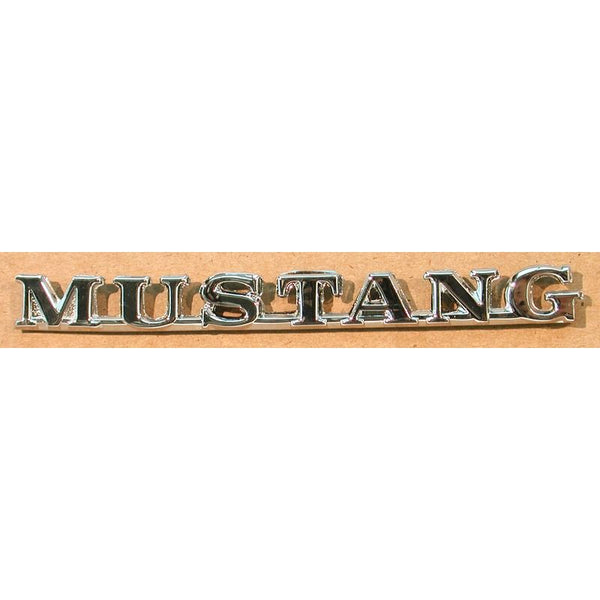 1965-1966 Mustang Front Fender Nameplate, 4-7/8 inches Long