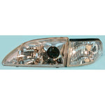 1994-1998 Mustang Projector Headlight Kit, RH or LH, 4 pcs