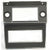 1969-1970 Mustang Radio Control Bezel, Black