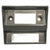 1971-1973 Mustang Radio Control Bezel, Black Metal