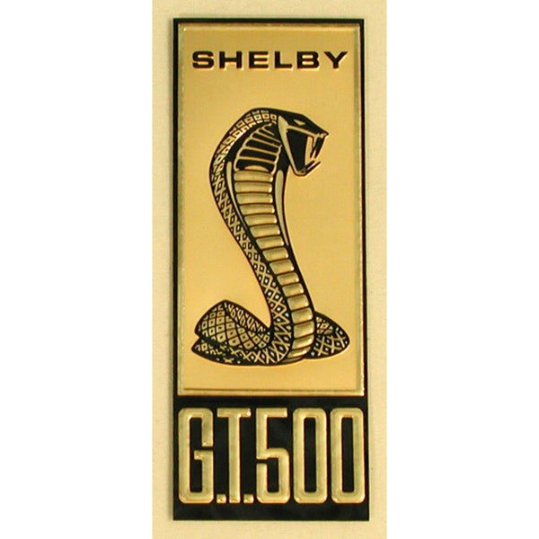 1967 Mustang Front Fender Nameplate Insert, Shelby GT500