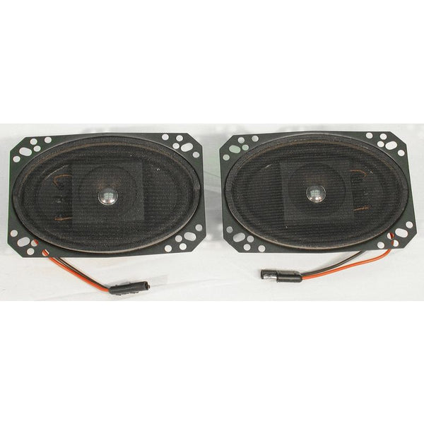 1964-1966 Mustang Door Speakers, Deluxe, 4x6, 30 watt, 2-way, w/pigtail