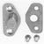 1965-1966 Mustang Door Latch Striker Plate, RH or LH