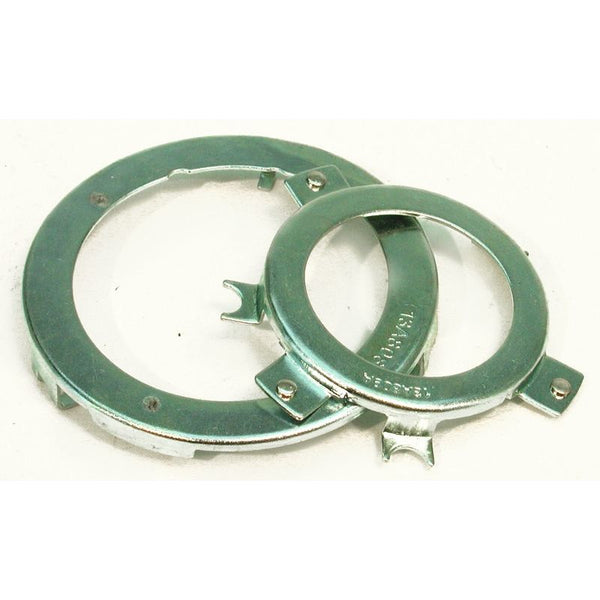 1965-1967 Mustang Woodgrain Wheel Contact Plate Kit, 2 pcs